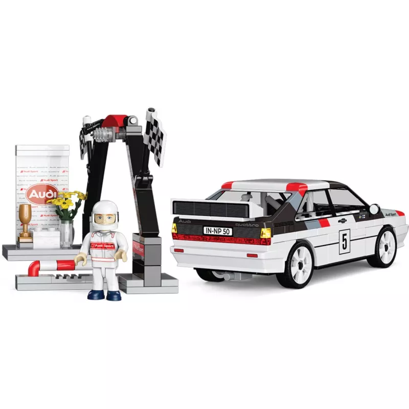 Cobi Audi Quattro Group 4 Building Blocks Set (1:35 Scale, 240 Pieces)