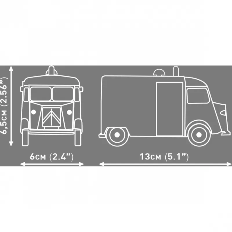 COBI Citroen Type H Police Building Blocks Set (1:35 Scale)