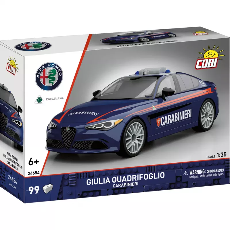 Cobi Giulia Quadrifoglio Carabinieri Building Blocks Set 1:35