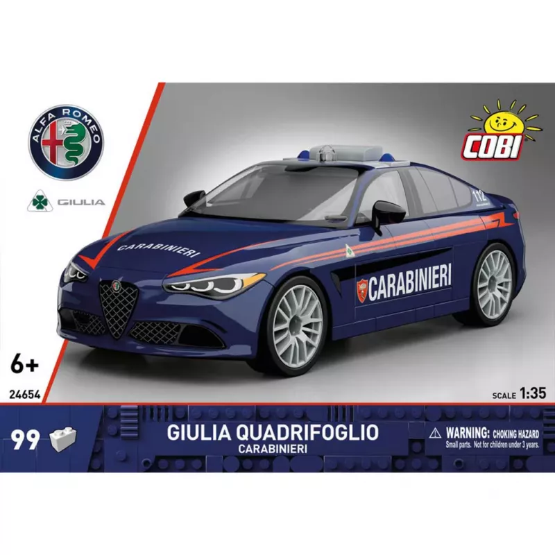 Cobi Giulia Quadrifoglio Carabinieri Building Blocks Set 1:35