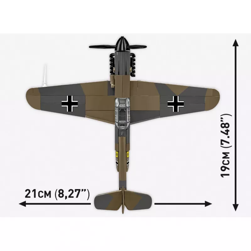 COBI Messerschmitt BF-109F Plastic Model Kit 1:48