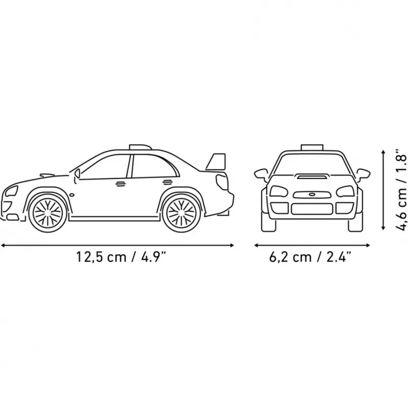 Cobi Subaru Impreza WRC 2003 Building Blocks Set (1:35 Scale)