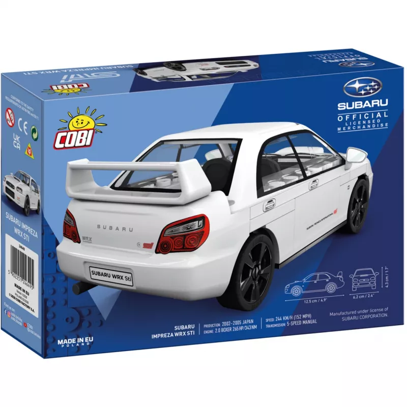 Cobi Subaru Impreza WRX STI Construction Block Set (1:35 Scale, 255 Pieces)