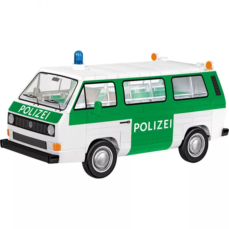 COBI Volkswagen T3 Police Building Block Set 1:35 Scale 225 Pieces