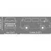 COBI Volkswagen T3 Transporter 1:35 Scale Die-Cast Model (Blue)