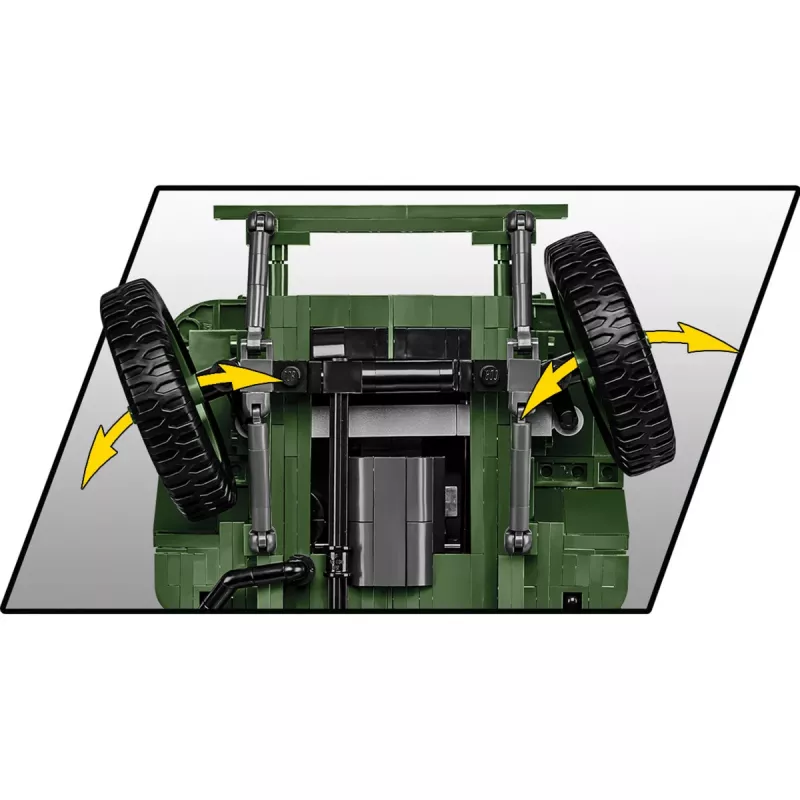 COBI Willys MB & Trailer Executive Edition Building Blocks Set (400 Pieces)