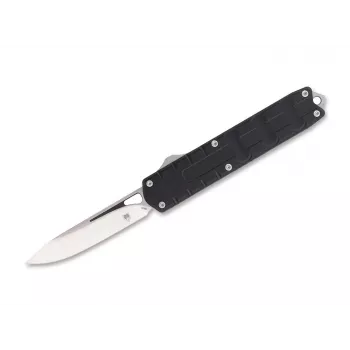 COBRA TEC CobraTec Black Enforcer M390 Drop Point OTF Automatic Knife