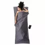 Cocoon CT44 Light Travel Sleeping Bag Liner – Rectangular, 220 x 90 cm, 100% Cotton, Elephant Grey