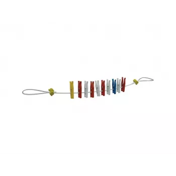 Coghlans Brunner Easy Dry 10 m Retractable Clothesline with Suction Cups and Hooks
