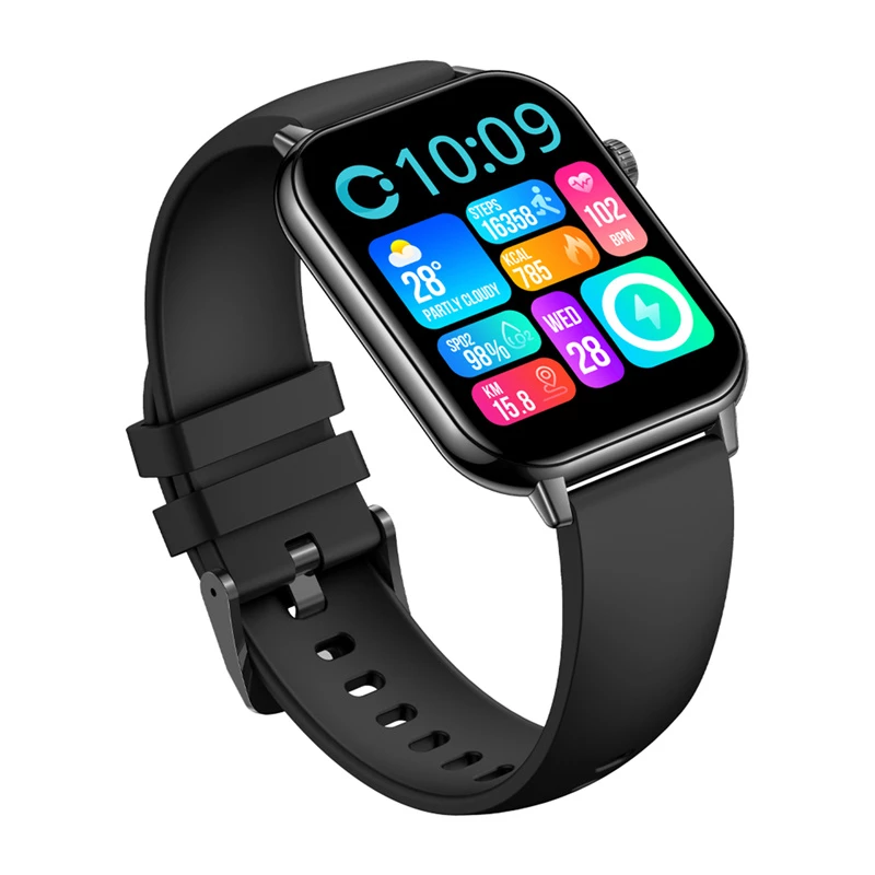 COLMI C28 Smartwatch - Black Silicone
