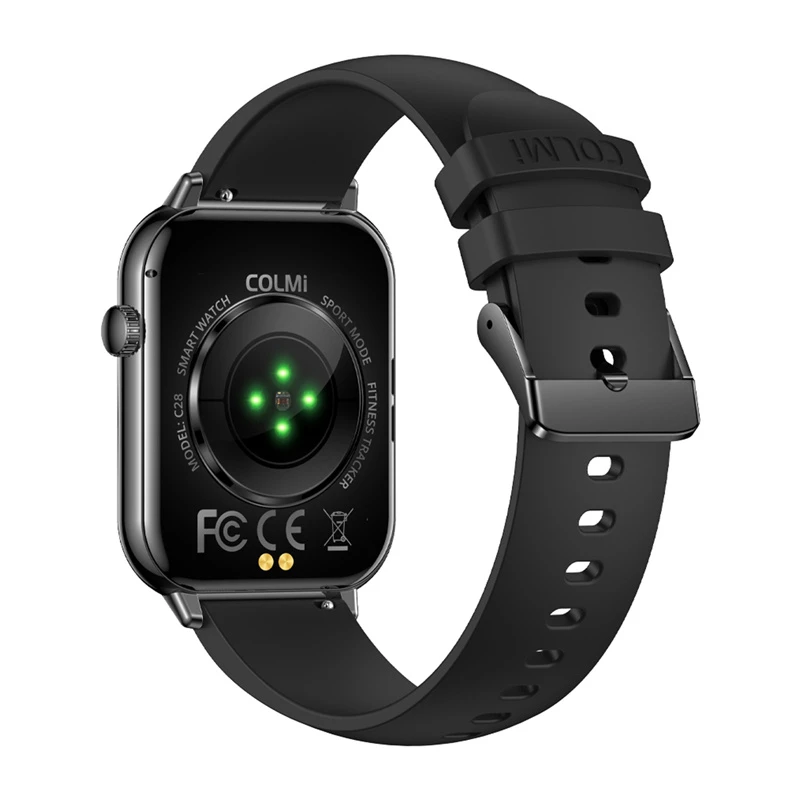 COLMI C28 Smartwatch - Black Silicone