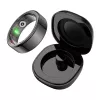 COLMI R02 Smart Ring, Size 8, 18.1 mm (Black) + Charging Case
