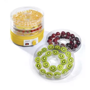 CONCEPT Food Dehydrator SO1015 – 5 Trays, 245 W, White
