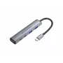 Conceptronic 4-in-1 USB-C Hub Dock with 2x USB-C, 2x USB-A and 100W PD - Grey