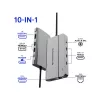 Conceptronic DONN34G 10-in-1 USB 3.2 Gen 2 MST Docking Station, 4K60Hz HDMI, 8K30Hz DisplayPort, GbE, USB-C 10Gbps x 3, USB-A 480Mbps x 2, Audio, 100W USB PD