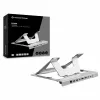 Conceptronic DONN35S Laptop Stand with 7-in-1 USB-C Docking Station, Dual HDMI 4K60Hz, GbE, USB-C 5Gbps, 2x USB-A, 100W PD, Silver