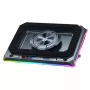 Conceptronic THYIA03B USB-C Laptop Cooling Pad with Smartphone Holder, RGB, 12V
