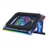 Conceptronic THYIA04B USB-C Laptop Cooling Pad with Phone Holder, Dual 125mm Fans, Blue LED, Up to 17 inch