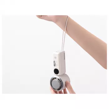 CONCEPTRONIC Turbo Handheld Fan with Cooling Plate, Cream