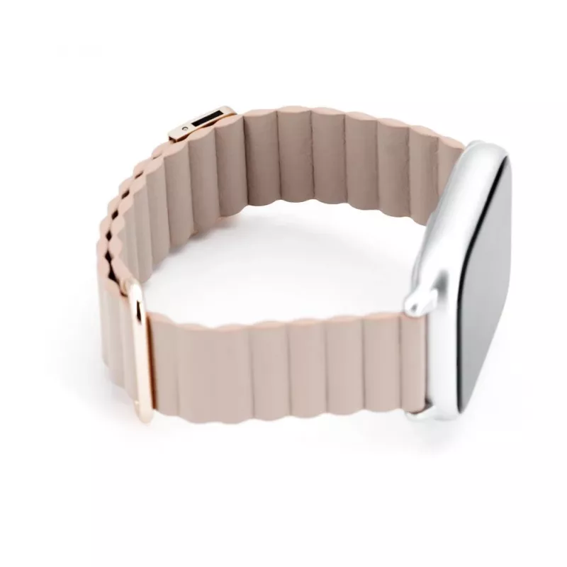 Connect 20mm Cortical Back Buckle Magnetic Suction Watch Strap (130mm M/L) Khaki