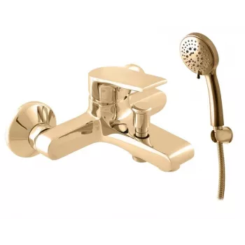 CONTIPRO Colorado Bath Mixer with Shower Holder Gold DCO154.5/1Z