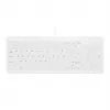 Contour ACTIVE KEY Hygiene Compact Ultraflat Wired USB Keyboard Black (AK-C7012F-UVS-W/FR)
