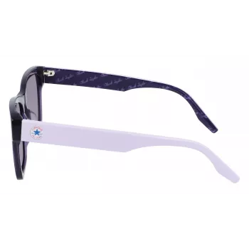 Converse All Star Women's Sunglasses CV501SLLSTAR5 - Black Square Frame, Smoke Grey Lenses 56/18/140 mm