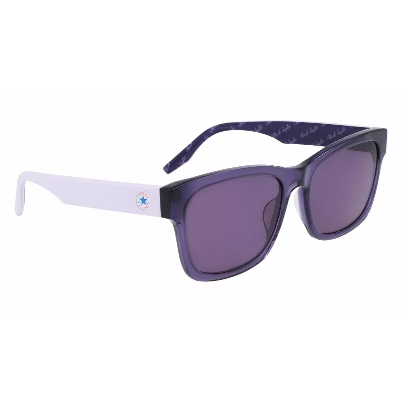 Converse All Star Women's Sunglasses CV501SLLSTAR5 - Black Square Frame, Smoke Grey Lenses 56/18/140 mm
