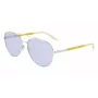 Converse CV100SACT045 Men's Square Sunglasses - Black Frame Grey Lens 57mm