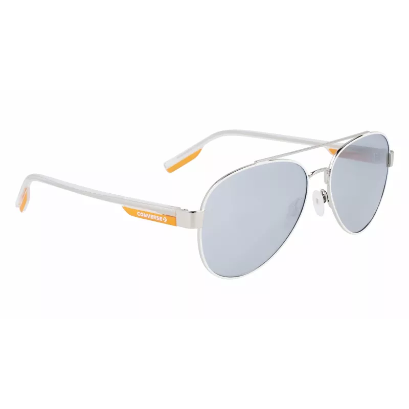 Converse CV300SDISR100 Men's Sunglasses - Black Acetate Frame, Grey Polycarbonate Lens, 58mm