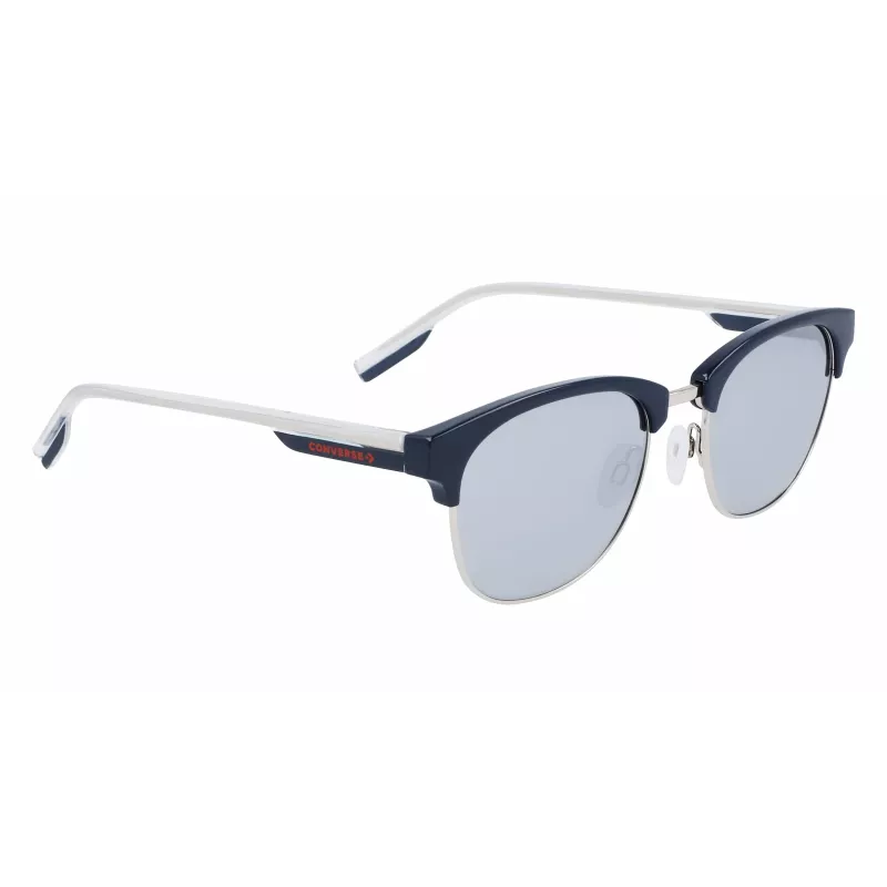 CONVERSE CV301SDSRUPT Men's Square Sunglasses Black Acetate Frame Grey Polycarbonate Lens 52mm