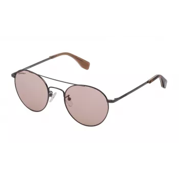 CONVERSE Unisex Rectangular Sunglasses SCO057Q520K53 - Black Frame Grey Lens 52/21/140 mm