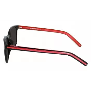 CONVERSE Women's Sunglasses CV506SCHUCK01 - Black Frame, Grey Lens, 57mm