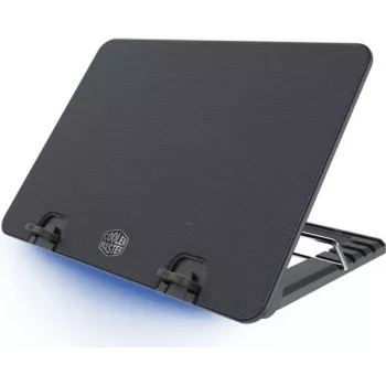 Cooler Master ErgoStand IV Notebook Cooler with 120mm Fan, 4-Port USB Hub, 5 Height Settings, Black R9-NBS-E42K-GP