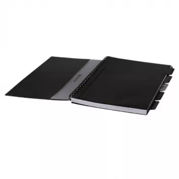 COOLPACK Spiral Notebook A4 Black - 80 Sheets Squared