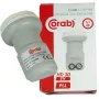 CORAB C120TWN Twin LNB Converter – 2 Outputs, 40mm Feedhorn, Low Noise 0.1 dB, Weatherproof F-Type