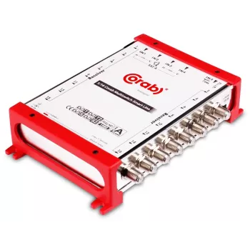 CORAB Multiswitch Smart Line 5/16 – 16-Output Satellite & Terrestrial Distribution Switch, DiSEqC 2.0, 950-2150 MHz