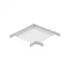 CORNER RS90-60-300 M Corner Piece for Pipelife RS90 Channel System, 90° Angle, 300 mm Arms, Grey PVC