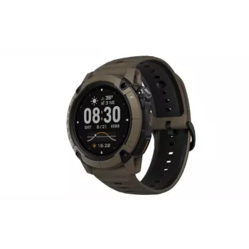 COROS Nomad Smartwatch - 1.3-inch Memory LCD, Dual-Frequency GPS, Brown