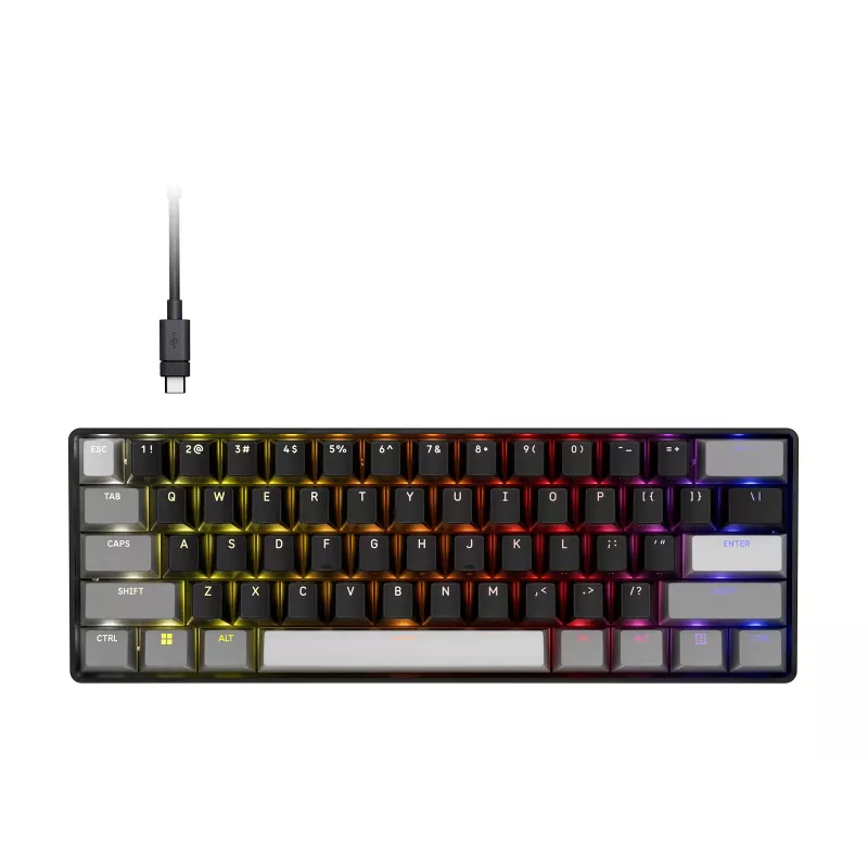 CORSAIR CLIPPER PRO MINI 60 Hall Effect Gaming Keyboard Black