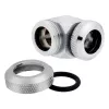 Corsair CX-9052021-WW Chrome Adjustment Fluid Brass 1/4 Inch 90 Degree Fitting