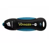 CORSAIR Flash Voyager 256GB USB-A 3.2 Gen 1 Flash Drive (Black/Blue)