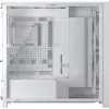 Corsair FRAME 5000D WOOD RS Mid-Tower PC Case, White/Walnut, Tempered Glass, ATX, E-ATX, Micro-ATX, Mini-ITX, Steel/Plastic, Gaming