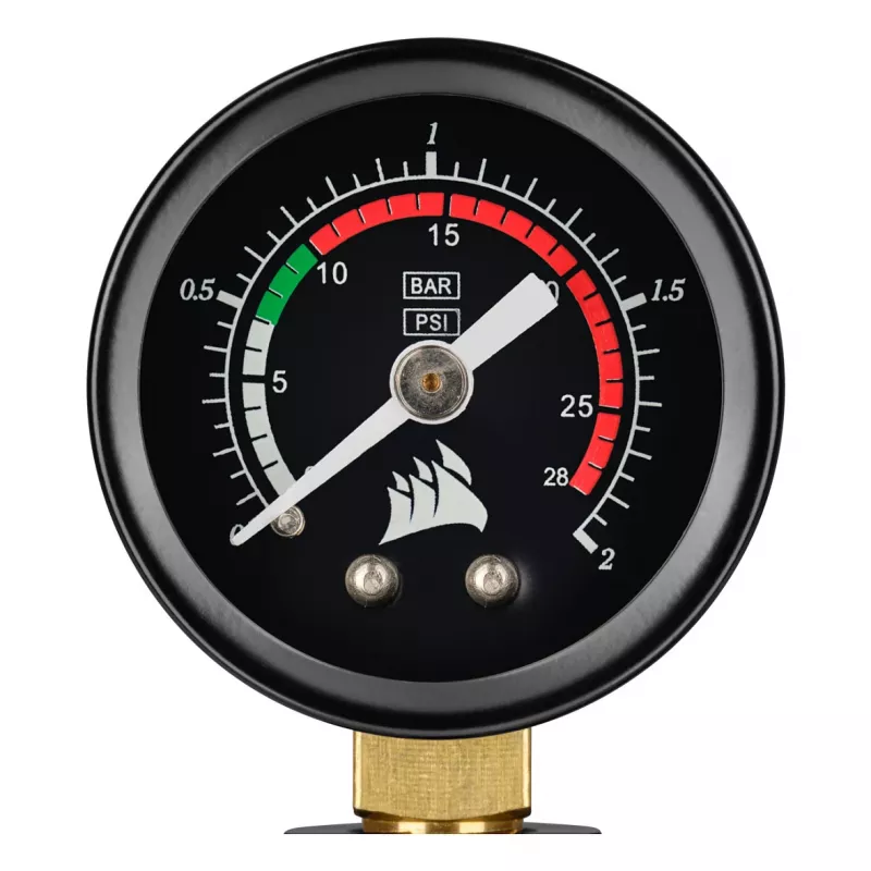 Corsair Hydro X Series Pressure Test Kit with Hand Pump – G1/4 Inch Leak Tester for Custom Cooling Loops