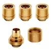 Corsair Hydro X Series XF Compression G1/4 13/10 Fittings Four Pack - Gold