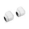 Corsair Hydro X Series XF Hardline 90° 14mm OD - Angled Mounting Adapter for Liquid Cooling System - White (Pack of 2)