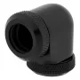 Corsair Hydro X Series XF Hardline Adapter 90 Degree 12mm AD to 12mm AD Hardtube, Pack of 2, Black