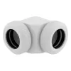 CORSAIR Hydro X Series XF Hardline Adapter 90 Degree 12mm OD to 12mm OD Hardtube - Pack of 2, White