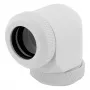 CORSAIR Hydro X Series XF Hardline Adapter 90 Degree 12mm OD to 12mm OD Hardtube - Pack of 2, White