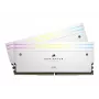 CORSAIR Vengeance RGB 32GB (2x16GB) DDR5 6400MHz CL32 White LED Desktop Memory
